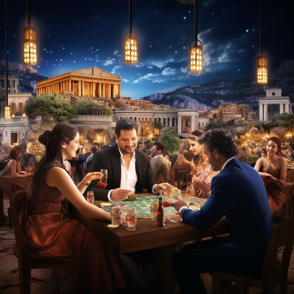 Illustrasi pemain menikmati permainan sportsbook dan casino di variotogel